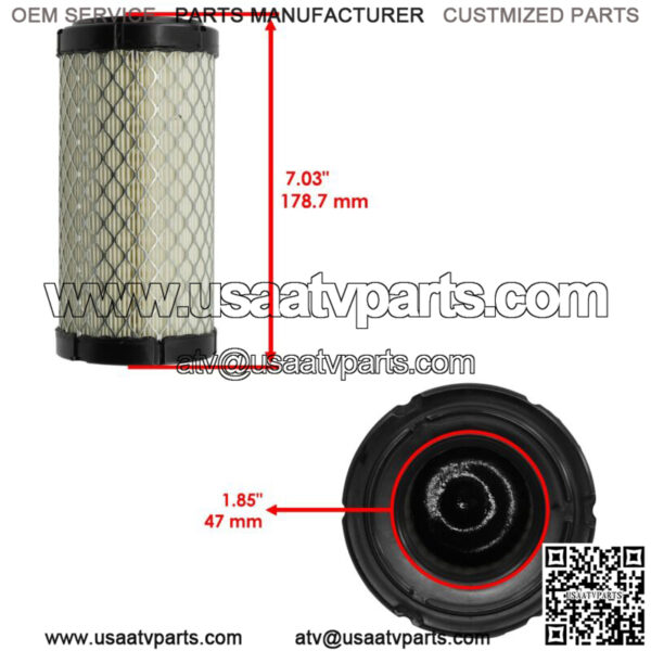 Air Filter for Kawasaki Mule Pro-Fx KAF820 2016-2020 / Mule Pro-Fxr 2018-2020 - Image 2