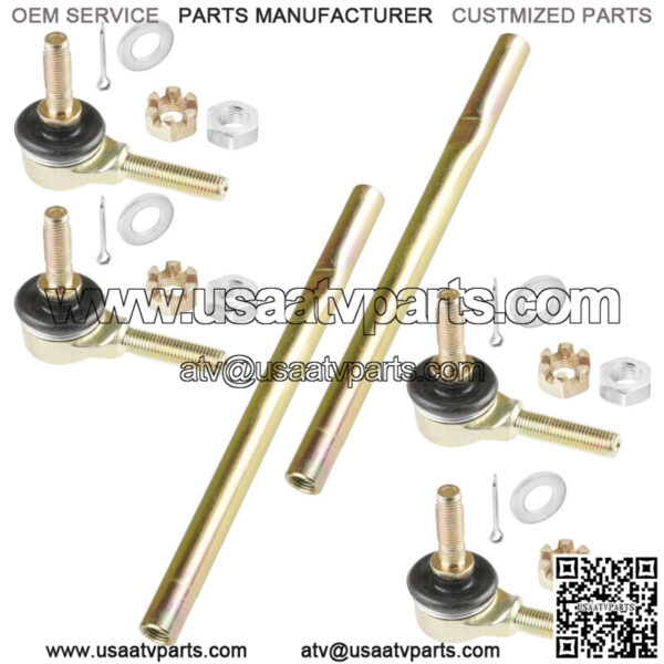 2 Tie Rod Set for Kawasaki Bayou 220 KLF220 1988 1989 1990 1991 1992 1993-2002