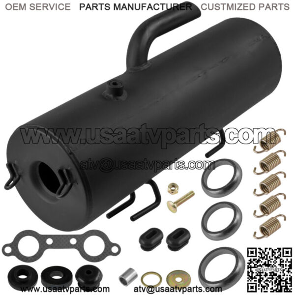 Exhaust Muffler and Silencer Kit for Polaris Ranger 800 4x4 EFI 2010 2011