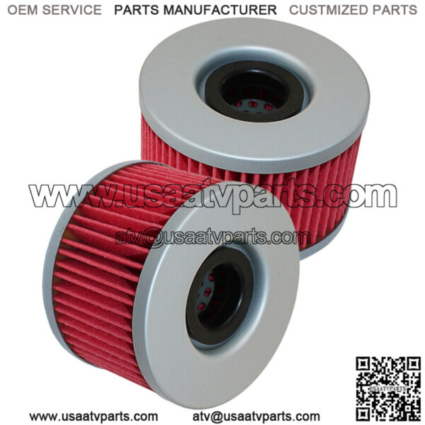 2 Pack Oil Filter for Honda TRX650FA TRX650FGA Rincon Gpscape 644 650 2003-2005
