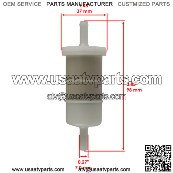 2X Fuel Filter For Honda GL1200 Goldwing 1984-1986 - Image 2