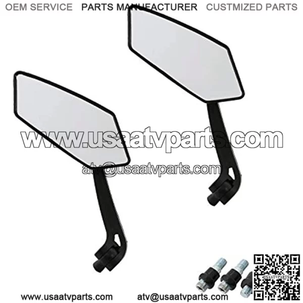 Custom Universal Motorcycle Rearview Side Mirrors for Sports Bike Choppers Cruiser