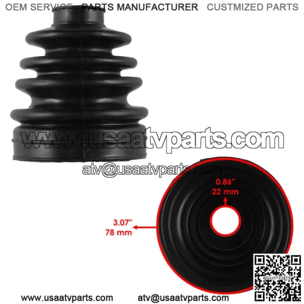 Rear Axle Inner CV Boot Kit for Polaris Sportsman ACE325 500 570 900 - Image 2