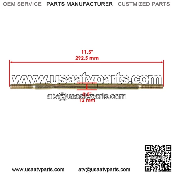 Left or Right Tie Rod For Polaris Magnum 425 6x6 1996 1997 - Image 2