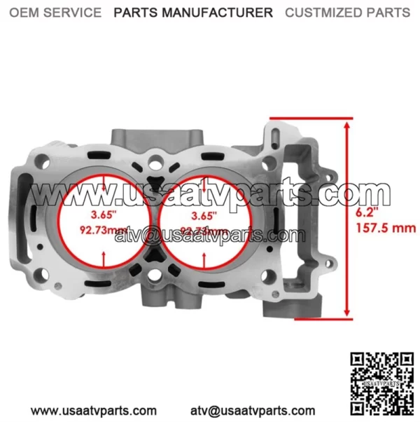 Cylinder For Polaris RZR Turbo R 64 2022 3023035 92.7mm Bore - Image 3