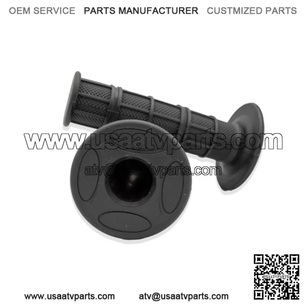 7/8" 22MM LEFT RIGHT HANDLEBAR GRIP FOR POLARIS SPORTSMAN 450 ATV QUAD 4 WHEELER - Image 2