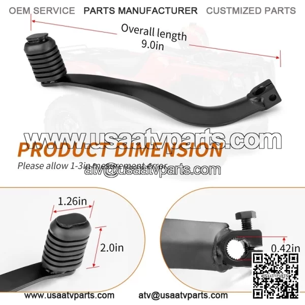 Foreman 400 450 TRX400FW TRX450S FM for Honda Gear Shifter Shift Lever Pedal New - Image 3