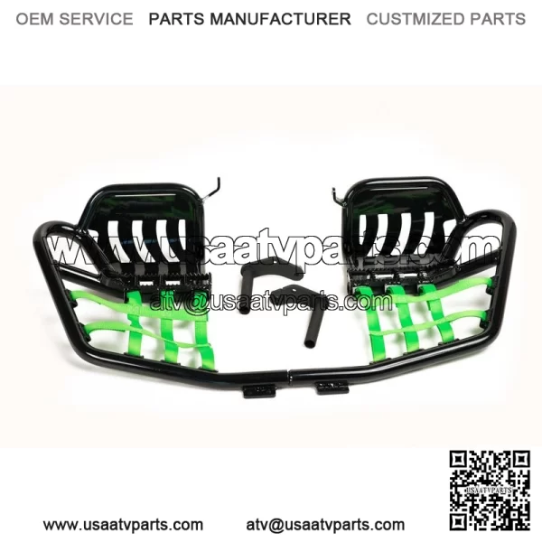 Honda TRX450R 450ER Pro Peg FOOT PEG Nerf bars PSE106-HGB GLOSS BLACK - Image 3