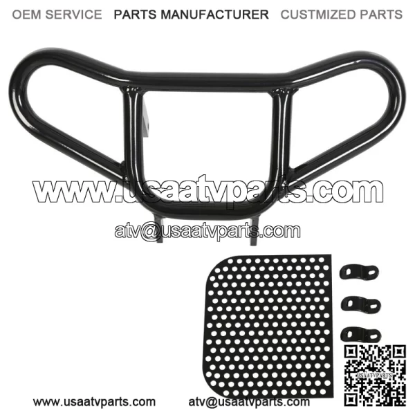 For Honda TRX 400X TRX 400EX TRX 450ER TRX 450R Front Bumper ATV Black 1999-2014 - Image 3