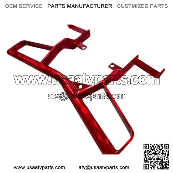 Yamaha Yfz 450r Grab Bar Bumper Rack Aluminum T6 09-25 Translucent Red - Image 2