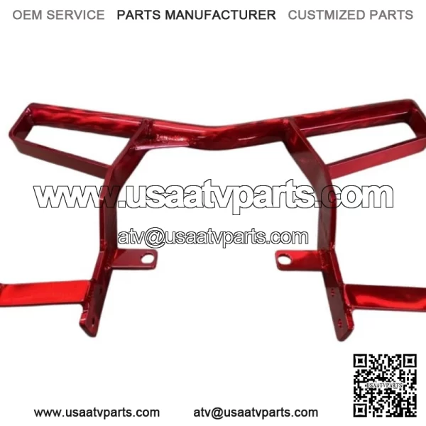 Yamaha Yfz 450r Grab Bar Bumper Rack Aluminum T6 09-25 Translucent Red - Image 3