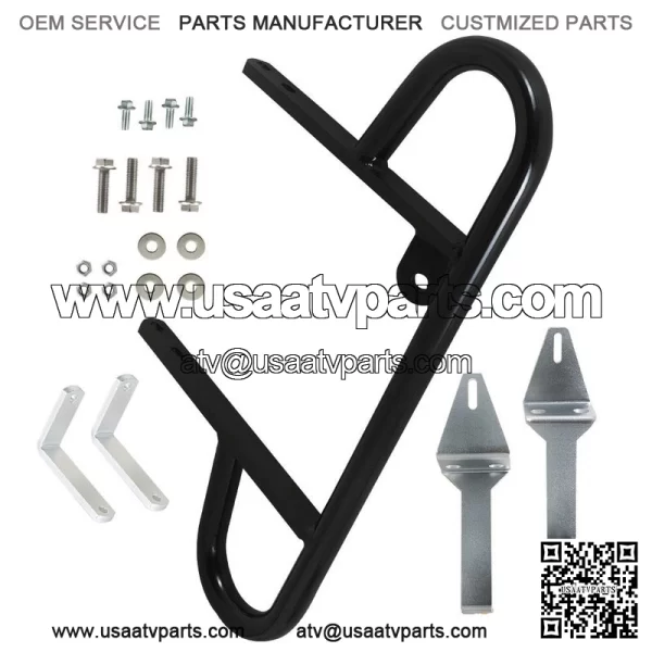 For Yamaha YFZ 450 Rear Wide Grab Bar Bumper Alba Racing Black 199 T2 B - Image 2