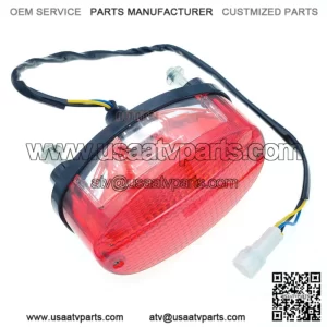 Taillight Assembly w/ Bulb For YAMAHA 350 350R YFM350R 2003-2013 (For: Yamaha 660R)
