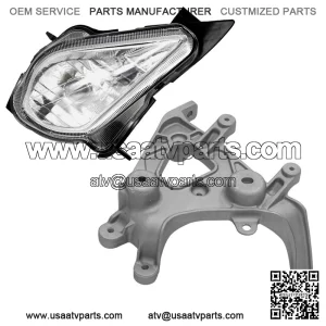 Front Fender Right Headlight & Bracket For Yamaha Raptor 700 YFM700 2006-2012