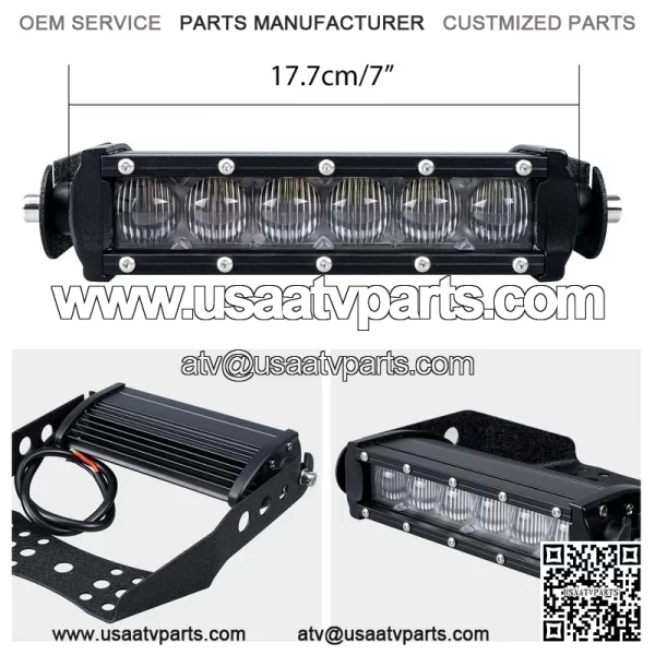 Front LED Headlight Light Bar 60W For Honda TRX 450R 250X 300EX 400EX TRX 700XX - Image 5