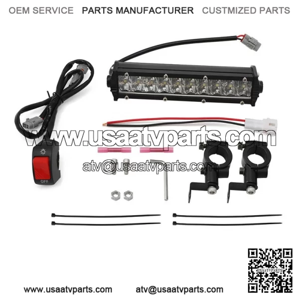 LED Headlight Light Bar&Switch Kit For Yamaha  YFZ50 YFZ450R/X Raptor 700 TRX90X - Image 2