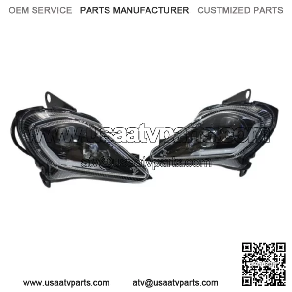 Led Headlights w/ Turn for Yamaha Raptor YFZ 450 450R 450X 700R YFM 250 350 700 - Image 2