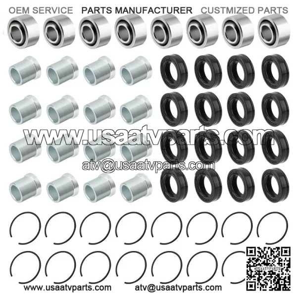 A-Arm Bearing Bushing Kit For Honda TRX250X TRX400EX TRX450R TRX 450ER TRX 700XX