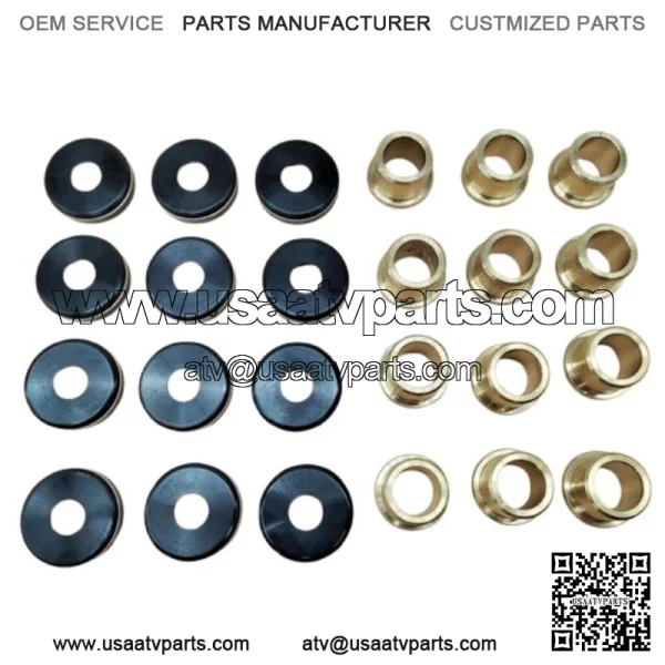 12PCS A-Arm Bushings & Dust Cover Caps Kit for Yamaha YFZ450 YFZ450R YFZ450X - Image 2
