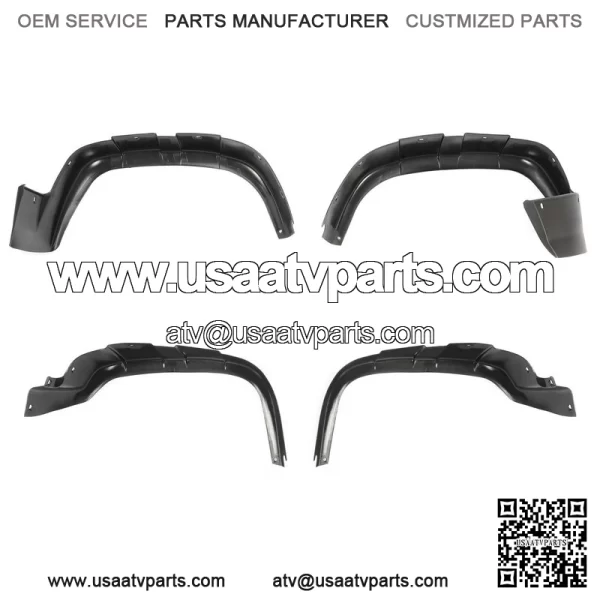 For Trx400 Trx450 Honda Foreman 400 1995-2004 Fender Flares Mud Flaps Guards NEW - Image 4