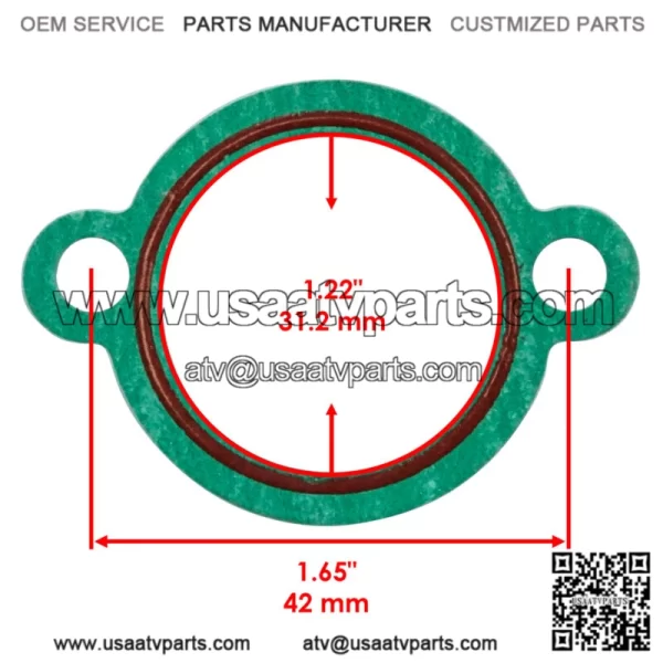 Tensioner Gasket for Yamaha Raptor 700 YFM700R YFM 700R 2006-2017 (For: Yamaha Raptor 700) - Image 2