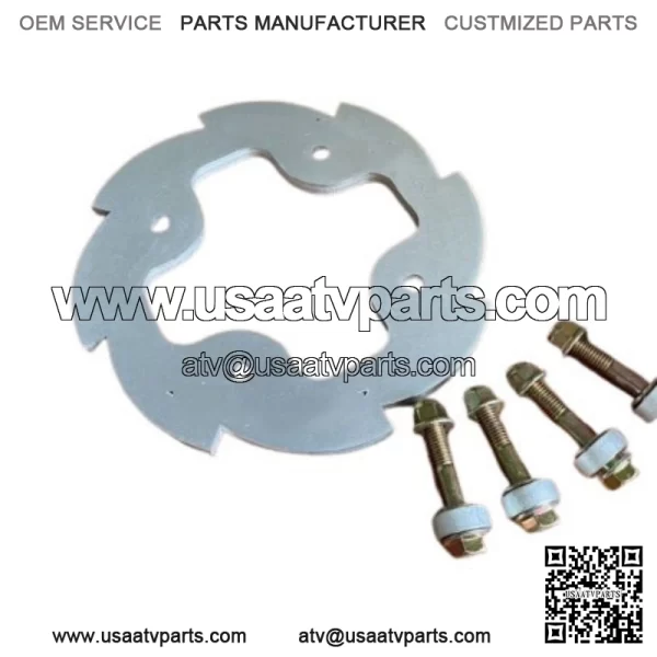 Yamaha YFZ450R Aluminum Sprocket Guard - Image 2