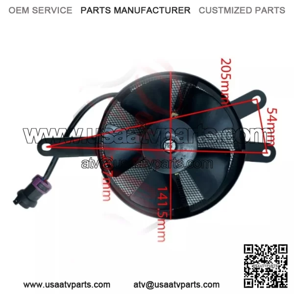 New FAN For Radiator LINHAI 260CC 300cc 400cc ATV Quad LH260 LH300 LH400 Parts - Image 4