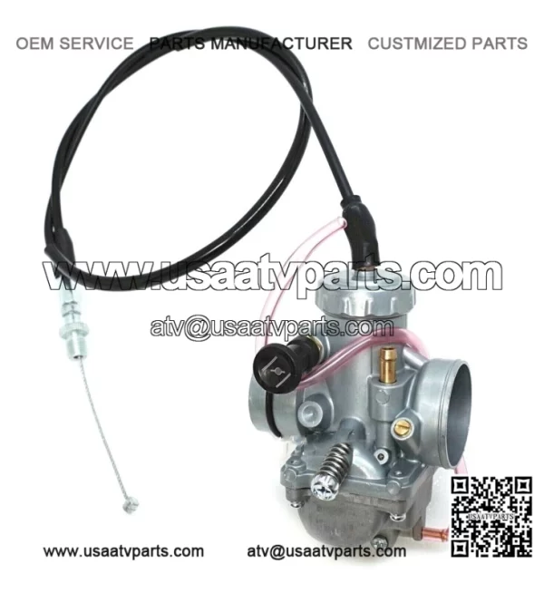 Carburetor & Throttle Cable For Yamaha Blaster 200 YFS200 1988-2006