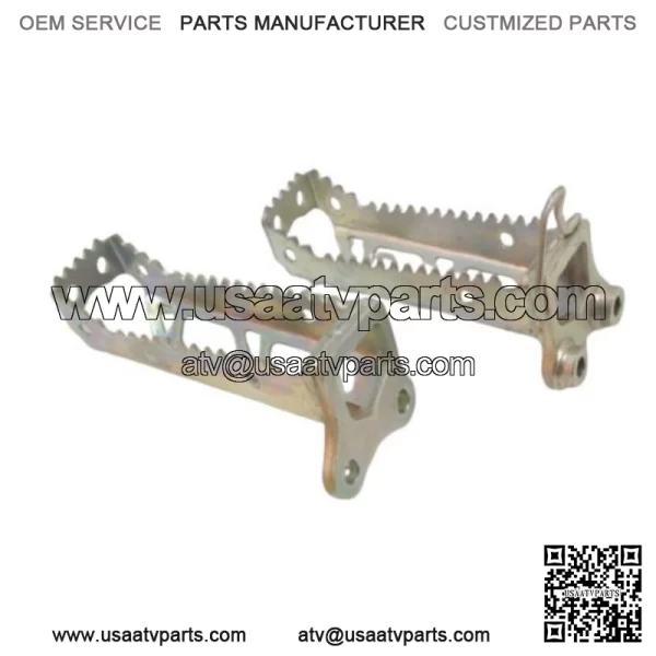 New Yamaha YFZ450R YFZ450X Foot Pegs 2009-2025 OEM 09-25 YFZ 450R Left & Right - Image 2