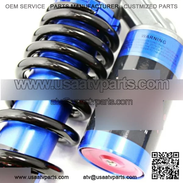 PERFORMANCE FRONT AIR SHOCKS ABSORBER PAIR SET FOR YAMAHA YFZ450 ATV BLUE NITRO - Image 3