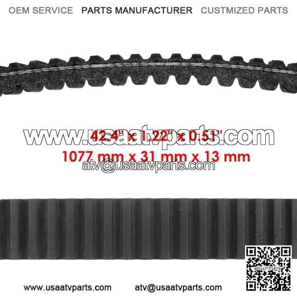 49094-0045 Clutch Converter Aramid Belt For Kawasaki Mule 3000 3010 KAF620 01-08 - Image 2