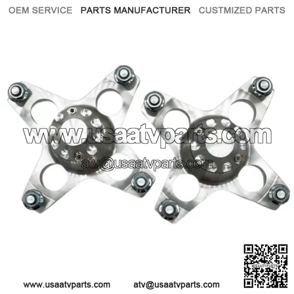 LSR Billet Front Wheel Hubs Set Yamaha Raptor 700 YFZ450 YFZ450R - Image 2