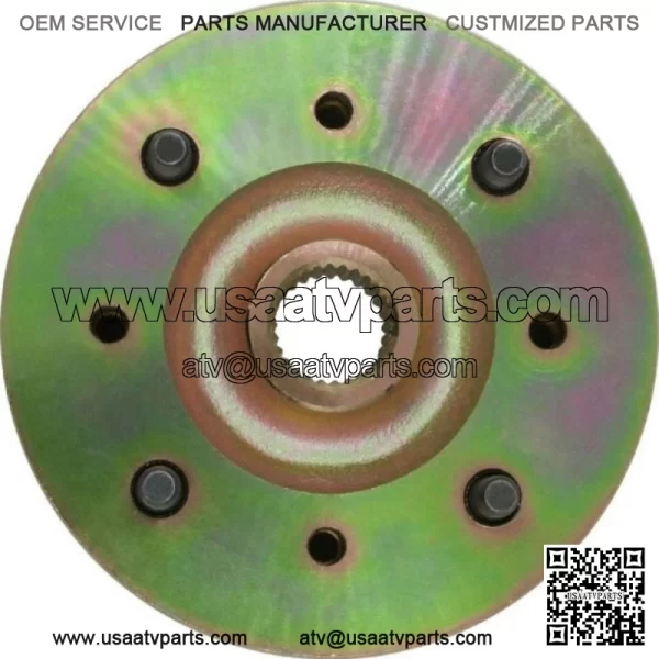 Wheel Hub - Front, UTV, Hisun, 700cc, 27 Spline Trivalent zinc - Image 4