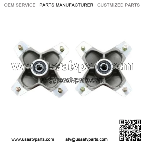 2 x NEW front hubs + studs seals bearings Yamaha Raptor 700 660 YFZ450 YFZ450r - Image 2