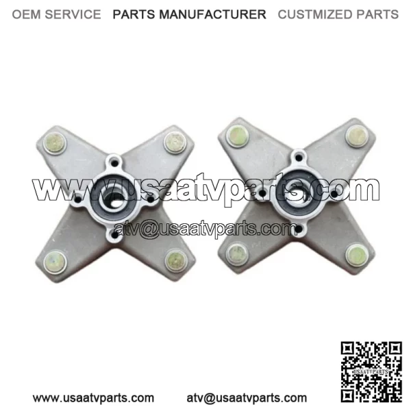 2 x NEW front hubs + studs seals bearings Yamaha Raptor 700 660 YFZ450 YFZ450r - Image 3