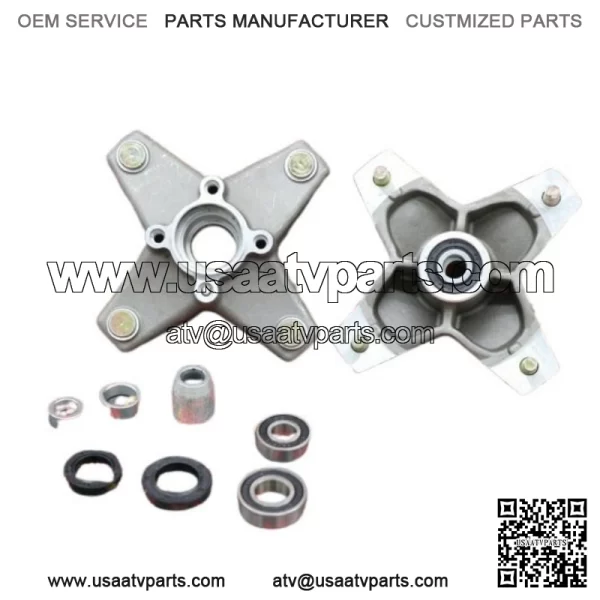 2 x NEW front hubs + studs seals bearings Yamaha Raptor 700 660 YFZ450 YFZ450r - Image 5