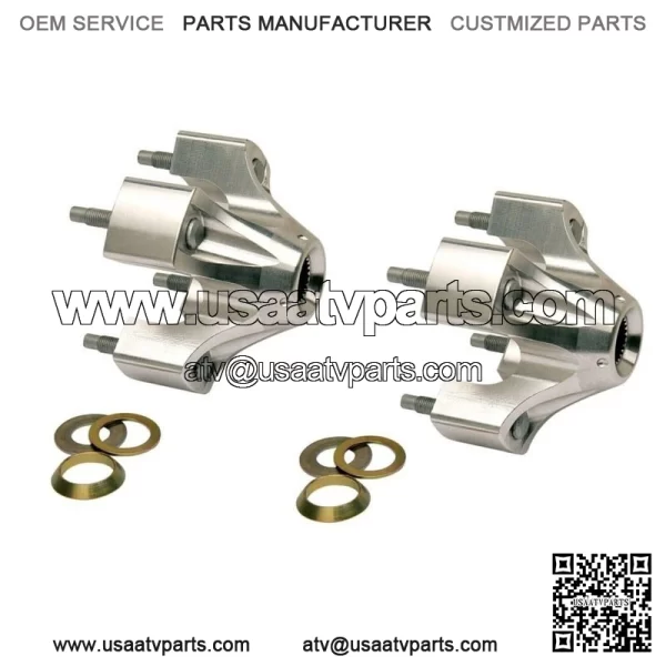 Extended Rear Hubs Front Wheel Spacers Widening Kit For Yamaha YFZ450, 450R - Image 2