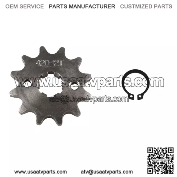 420Chain 17mm 10-18T Front Sprocket For 50 70 90 110 125 140cc ATV Pit Dirt Bike - Image 3