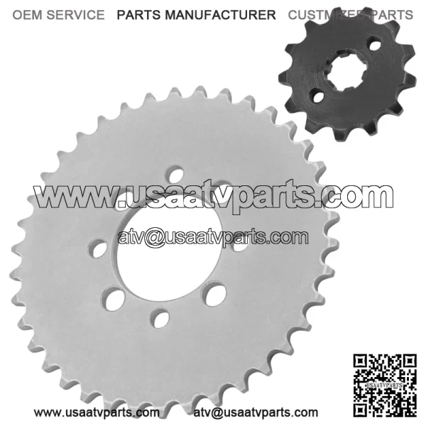 Drive Chain Sprockets For Kawasaki KLX110 2010-2024 42041-0082 13144-1043 - Image 5