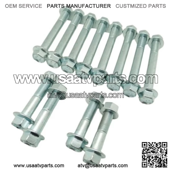 SPECBOLT ATV FRONT SUSPENSION BOLT KIT FOR HONDA TRX450R TRX450ER SHOCK & A-ARMS - Image 4