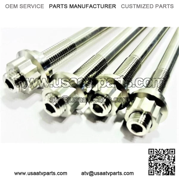 YFZ450R YFZ 450R Head Studs Stud Kit Titanium After Market Stronger Upgrade - Image 2