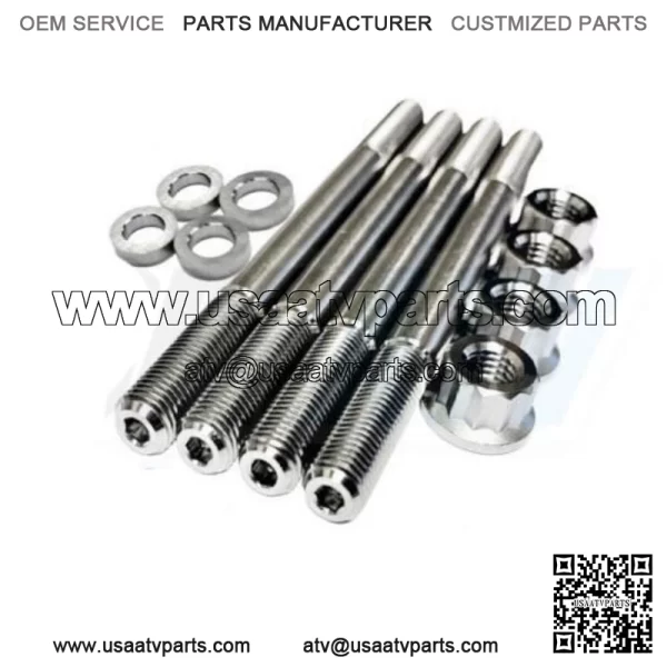 YFZ450R YFZ 450R Head Studs Stud Kit Titanium After Market Stronger Upgrade - Image 5