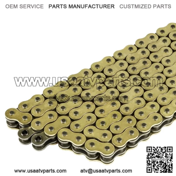 O-Ring Drive Chain for Honda TRX450R 2004 2005 2006 2007 2008 Golden - Image 3