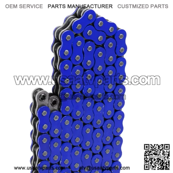 O-Ring Blue Drive Chain for Yamaha Raptor 700 YFM700R Se 2006-2013 (For: Yamaha Raptor 700) - Image 4