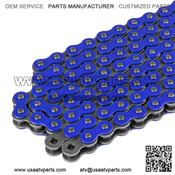 Blue Drive Chain for Yamaha Blaster 200 YFS200 1988-2006 (For: Yamaha YFS200) - Image 2