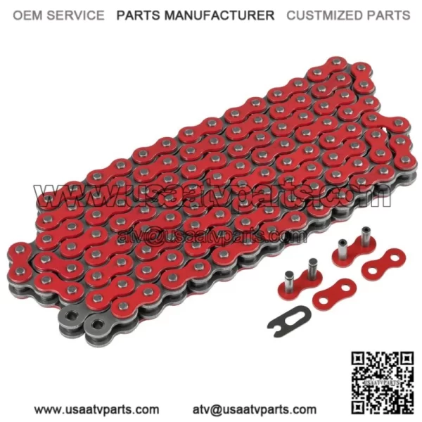 Red Drive Chain And Sprockets Kit for Yamaha Blaster 200 YFS200 1988-2006 (For: Yamaha YFS200) - Image 4