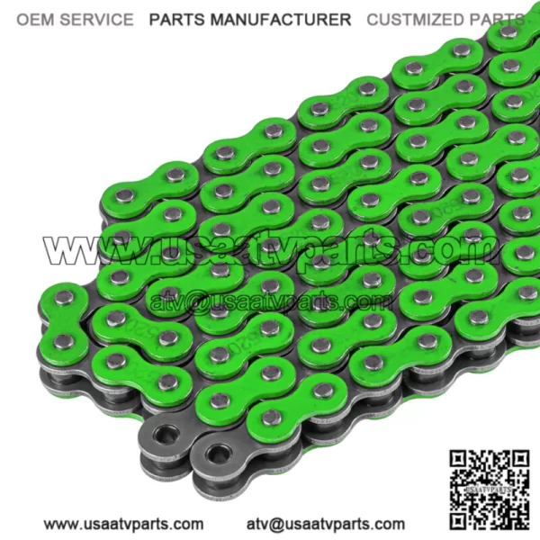 Green Drive Chain for Yamaha Blaster 200 YFS200 1988-2006 (For: Yamaha YFS200) - Image 2