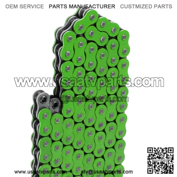 O-Ring Drive Chain for Yamaha Blaster 200 YFS200 1997-2006 Green (For: Yamaha YFS200) - Image 3