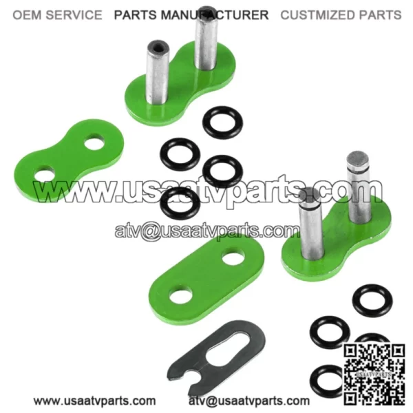 O-Ring Drive Chain for Yamaha Blaster 200 YFS200 1997-2006 Green (For: Yamaha YFS200) - Image 4