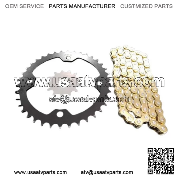2004-2013 YAMAHA YFZ450 JT SPROCKET 14/38 & AND EK SRO GOLD O-RING CHAIN SET KIT